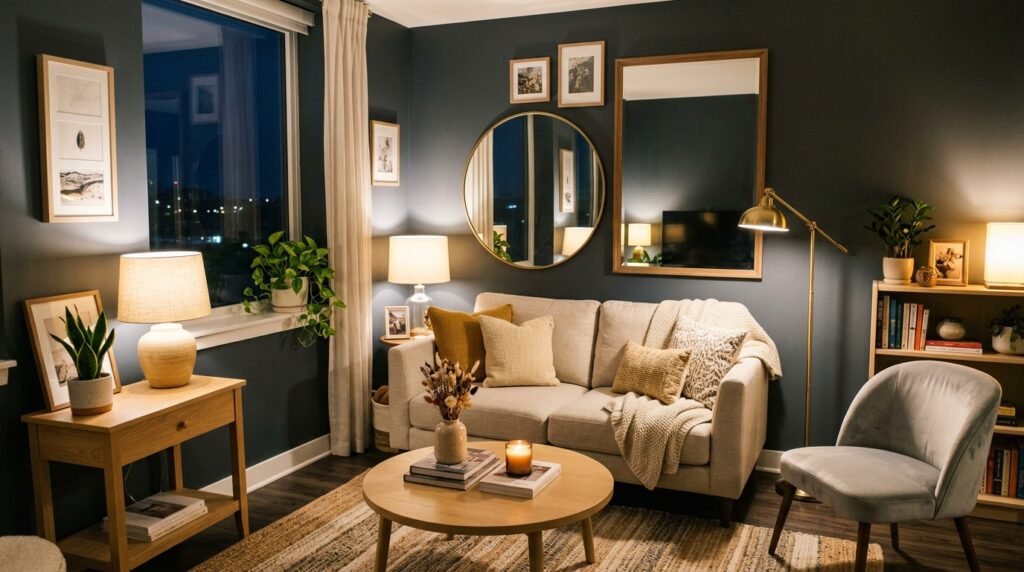 dark apartment feel brighter