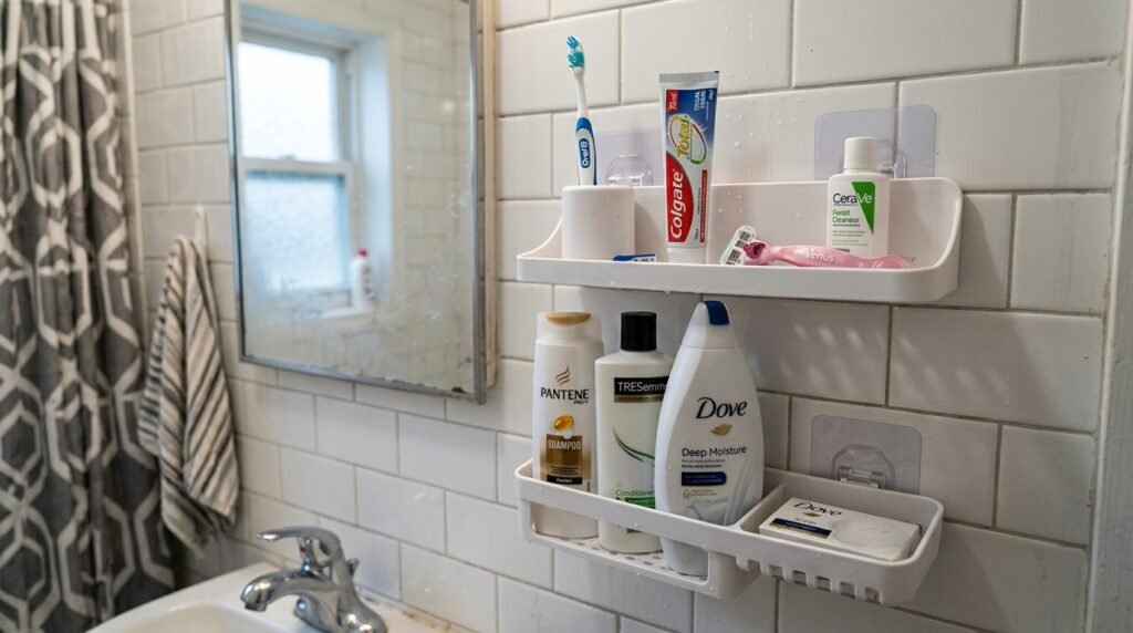 small bathroom storage solutions