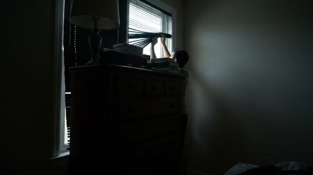 furniture blocking the light