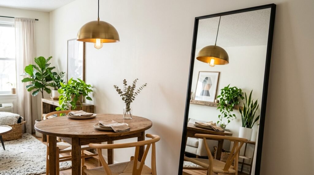 small dining area open floor plan